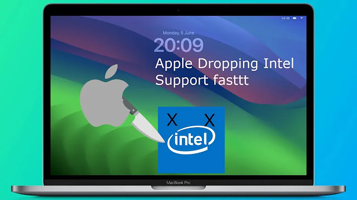 macOS abandonne rapidement le support d'Intel