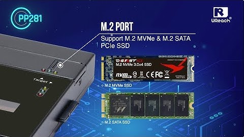 U-Reach｜ PP281 PCIe M.2 NVMe/SATA SSD Duplicators