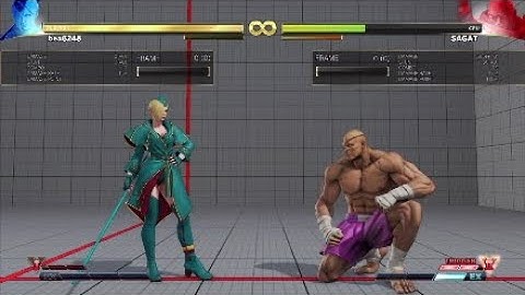 SFVAE FALKE VT1 Loop Combo vs CODY,G, and SAGAT スト5AE ファルケ トリガーループコンボ 対コーディーGサガット
