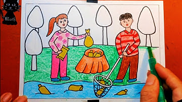 Vẽ theo hình thức Ước Lệ - Vẽ bảo vệ môi trường - hoạt động ngày hè - Bố cục trong tranh sinh hoạt