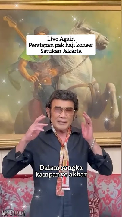 Live Again persiapan pak haji Rhoma irama konser satukan Jakarta #rhomairama #Soneta #videoshorts