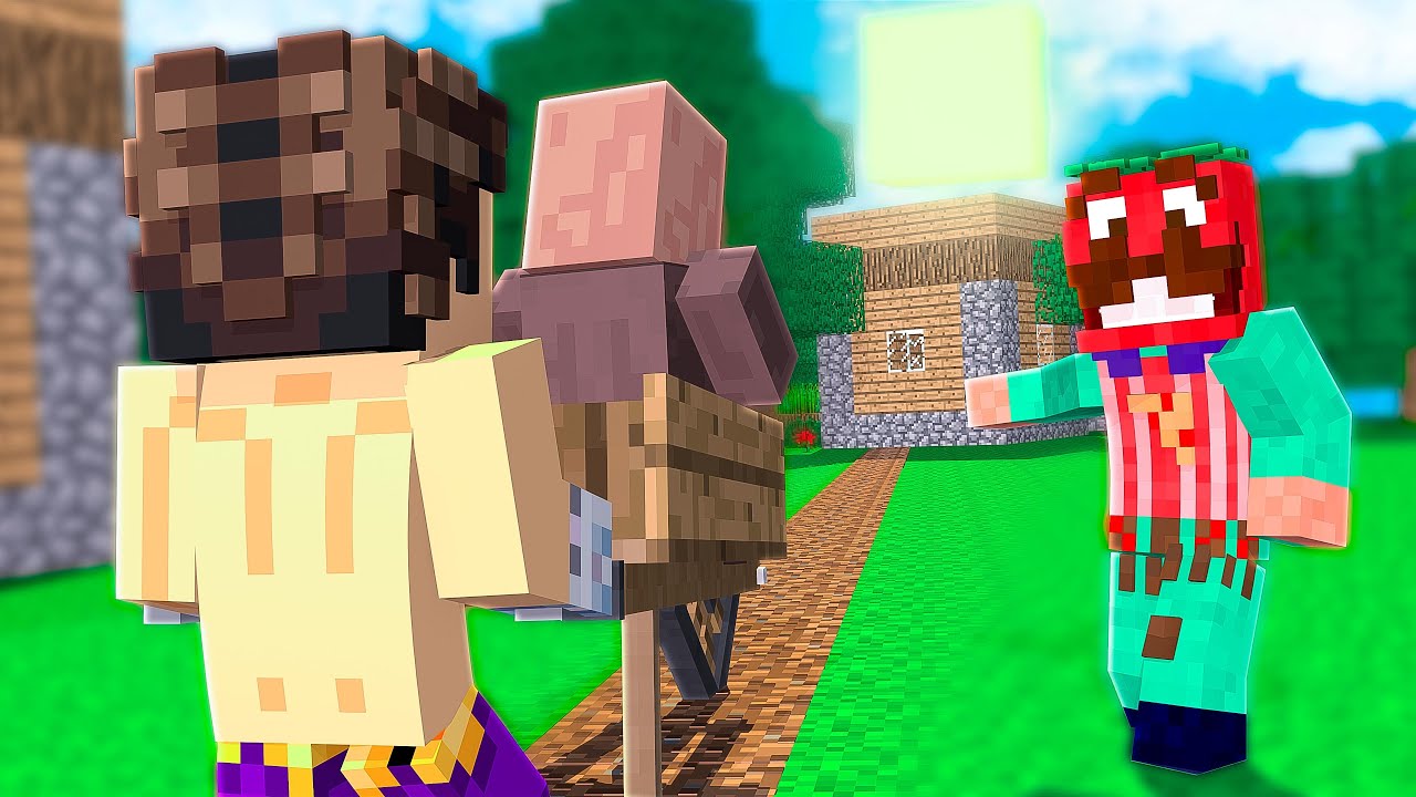 EL TRAFICO DE ALDEANOS MINECRAFT CON NOOBS video phone beyonce mp3