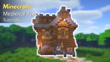 Minecraft: How to Build a Medieval Tailor