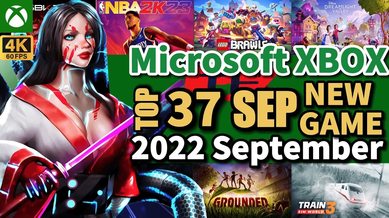 Top 37 Microsoft XBOX New Games of September 2022