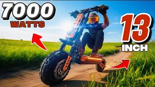 Unboxing & Test Ride of the 11-inch, 6000W Monster Scooter