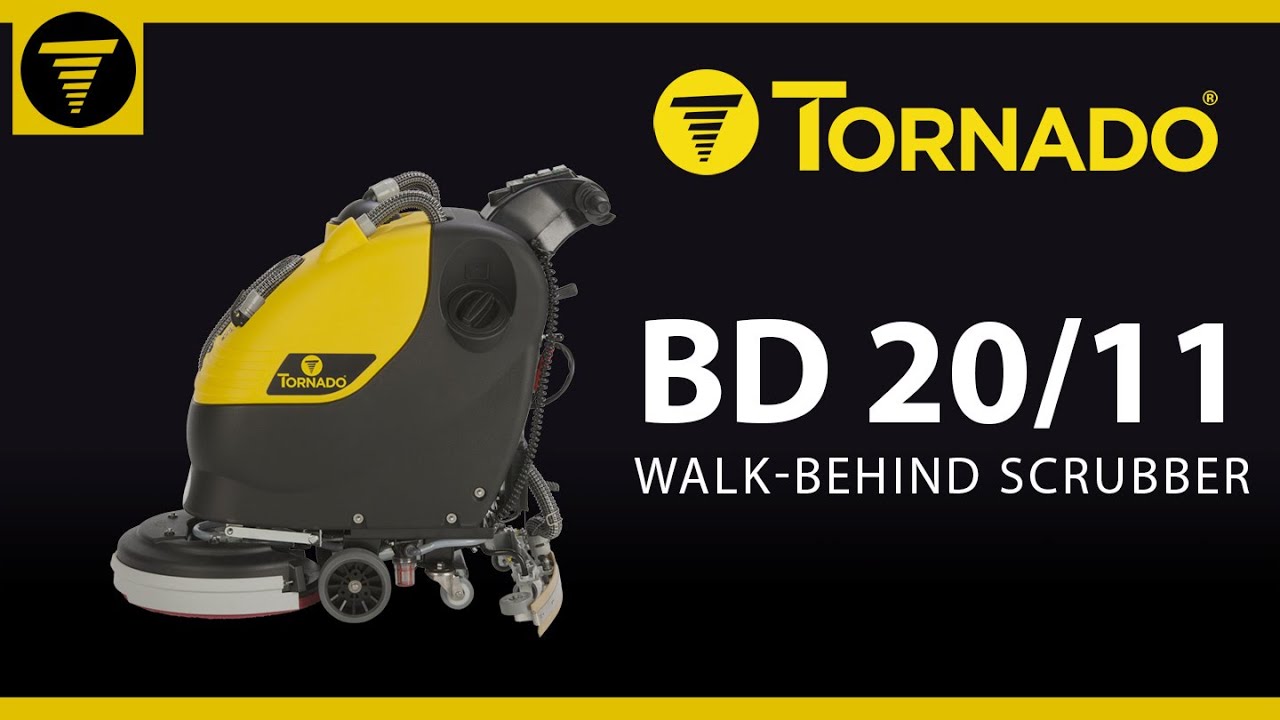 Tornado 20 Disc Scrubber with Traction Drive | Clear