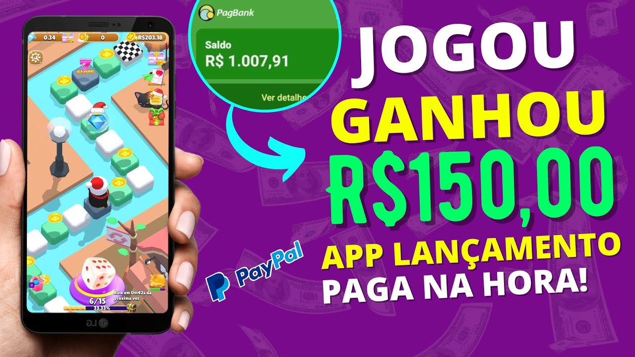 [SAQUE HOJE 🤑] Lançou App que Ganha Dinheiro de Verdade no PagBank jogando – App Pagando no Paypal