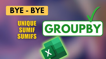 Use Excel GROUPBY Function – Say Goodbye to UNIQUE, SUMIF, and SUMIFS