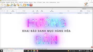 Hướng dẫn - Chép Excel - Khai báo Danh mục hàng hóa - SALESOFT