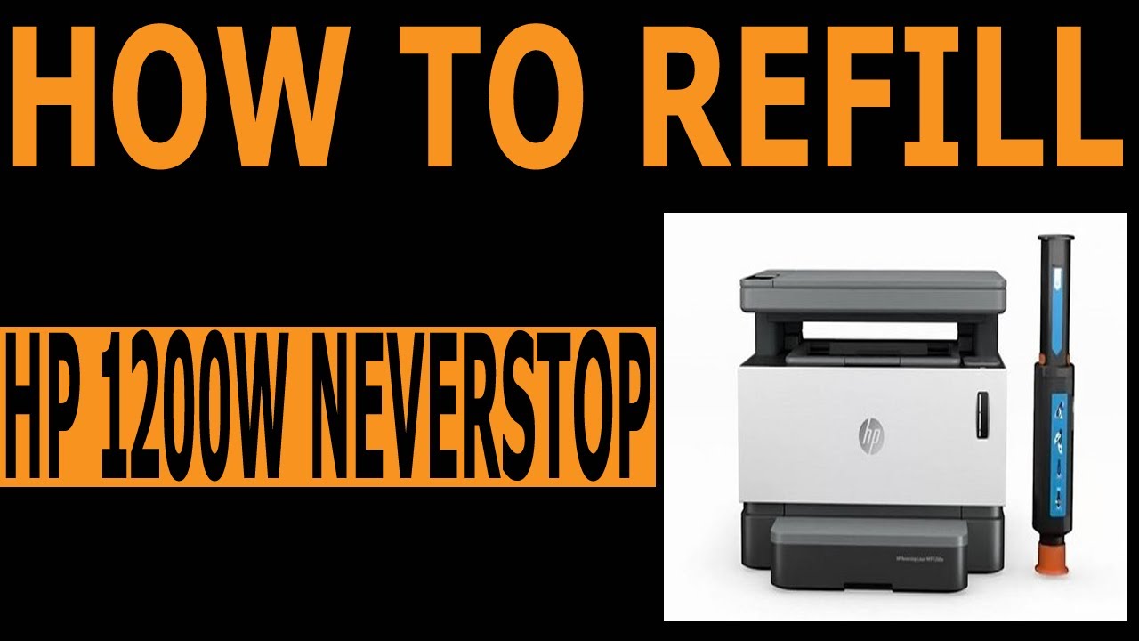 Hp 1200w Neverstop Inktank Printer Refilling Tutorial. Step by Step