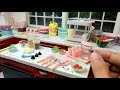 Miniature collection kitchenware  jykys unboxing  mini kitchen set      asmr