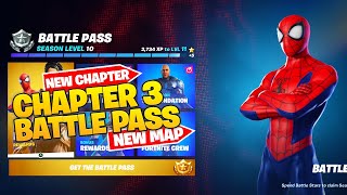 NEW Fortnite Chapter 3 Season 1 Battle Pass (NEW Skins, SPIDERMAN, FOUNDATION)