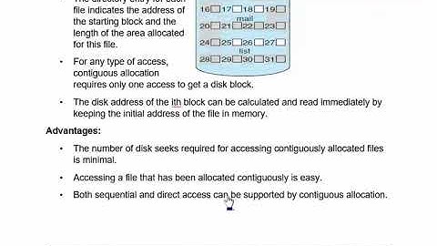 OS-Wk-15-Video-1-Disk Space Allocation Methods-Contiguous Allocation