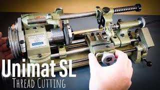 Unimat SL Lathe Screw / Thread Cutting Attachment Operation