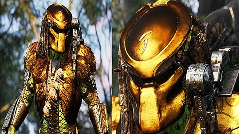 AGRESSIVE LEVEL 890 GOLD SCAR PREDATOR AVP GAMEPLAY ON PREDATOR: HUNTING GROUNDS