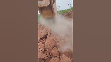 Crushing hammer The process of breaking rock- Good tools and machinery make work easy