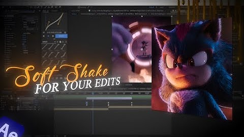 How To Make "SOFT SHAKE" || After Effects Tutorial || 2025