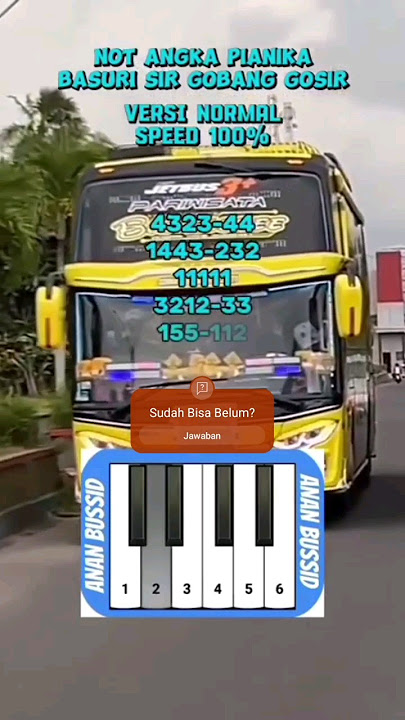 Not Angka Pianika Basuri Sir Gobang Gosir - DAV Musical #basuri #pianikabasuri