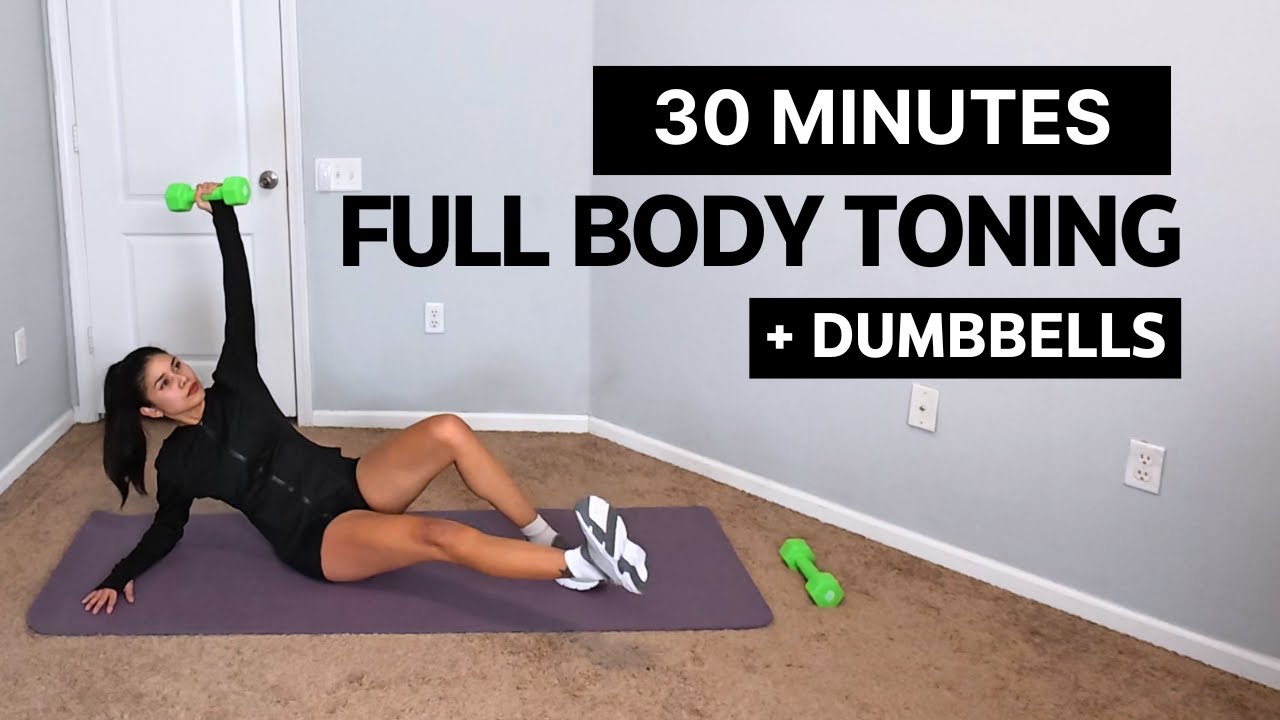 30 Minute Full Body Workout With Dumbbells | Home Workout Routine