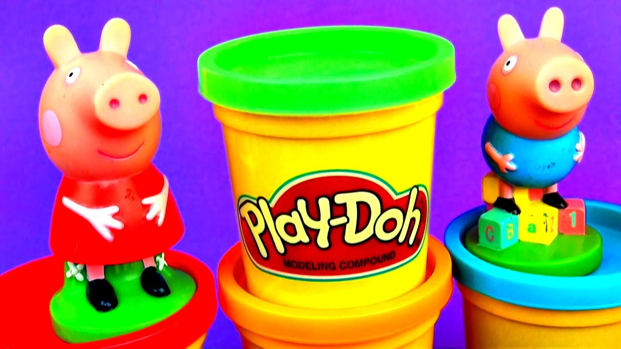 peppa pig eggs play doh