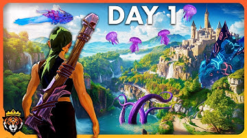 DAY 1 First Look at This CRAZY Monster Hunter Survival Game...