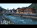 LECH AUSTRIA 🇦🇹 - A Beautiful Evening Walk With Luxury Hotels For The Rich And Famous 8K