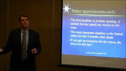 First Steps as Successor Trustee (Video 11 by Ron Adams, Chandler AZ Estate Planning Attorney)