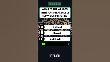 Test Your Islamic Knowledge! 🕌 | Islamic Quiz Challenge  #mindbendingquiz #quizgame#islamicquiz