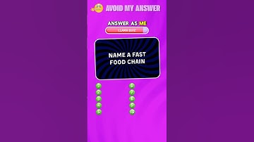 Avoid Saying The Same Answer As Me Challenge! 🧠 (10 Questions)