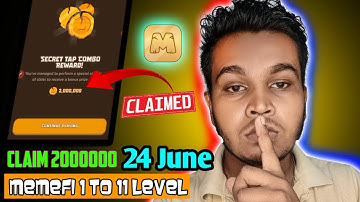 MemeFi Secret Combo Code Today? Claim 2M Coin in MemeFi Free! MemeFi 1 to 11 Level