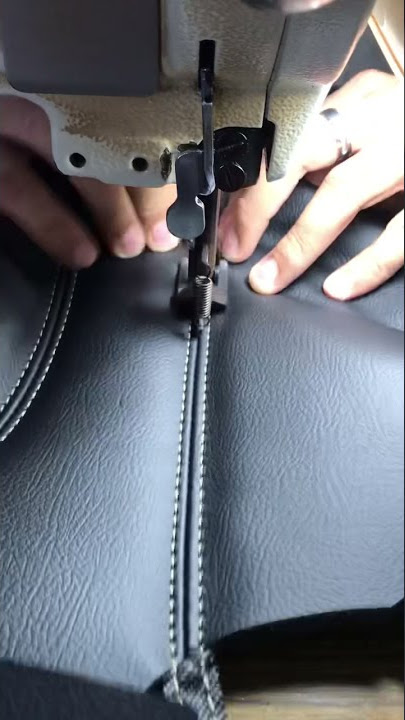 Juki Machine Twin Needle with 30mm kain folder sewing machine.