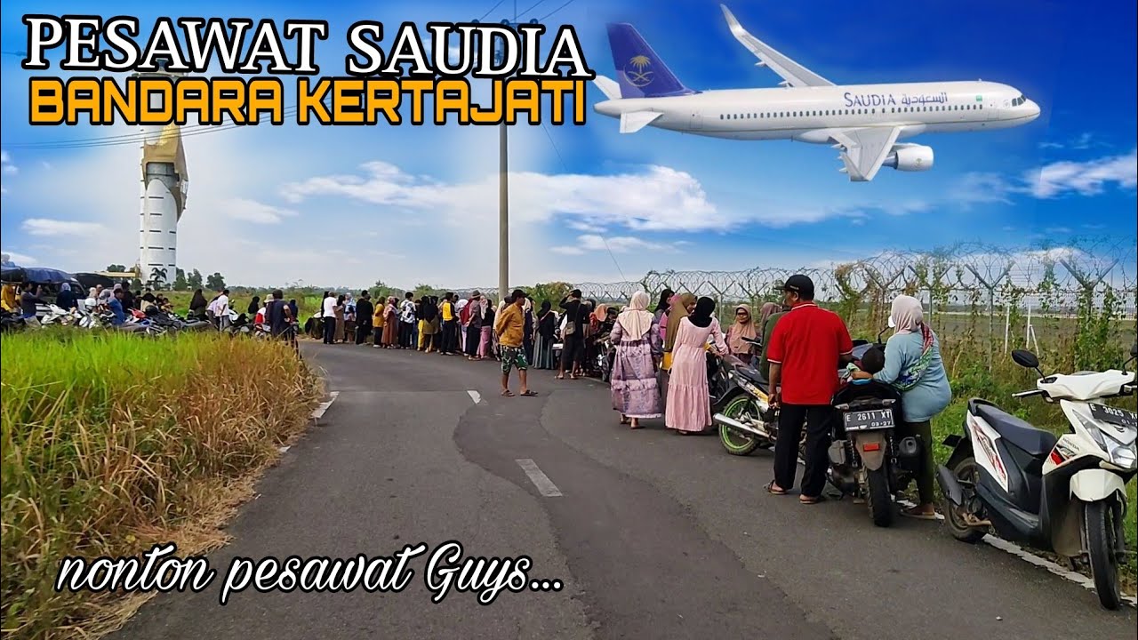 PESAWAT SAUDIA DI BANDARA KERTAJATI