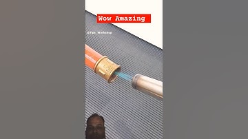 Remember this Trick! How to connect a PPR pipe to a metal one without an adapter? #shorts #plumbing