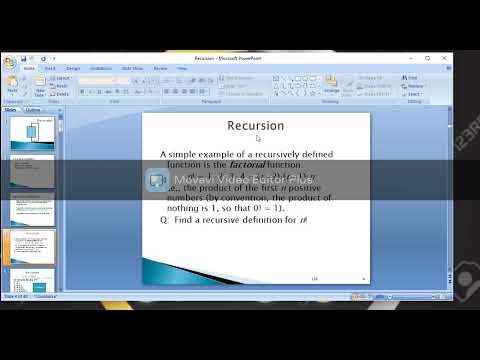Recursion algorithm in data structure and algorithm factorial example tutorial#1 in urdu and hindi