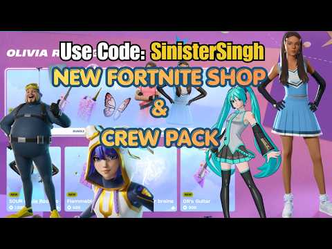 Fortnite Just Added Olivia Rodrigo & Hatsune Miku! (New Item Shop)
