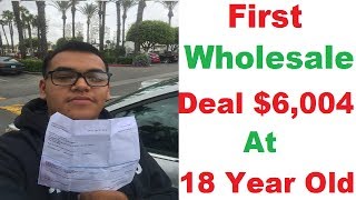 Subscriber First Wholesale Deal Interview #9: Brian- $6,004 In 30 days! Wholesaling Houses