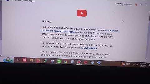 Why Your YouTube Partner Program contract has been terminated Explanation After July 11,2023?