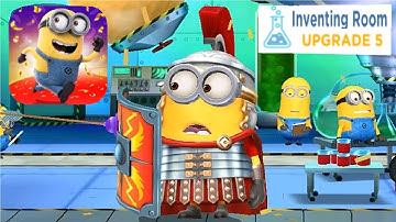 Minion Rush Legionary Costume epic minion Inventing room fullscreen android gameplay walkthrough