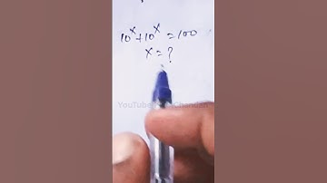 X=? Exponential Equation #maths #mathtricks #youtubeshorts
