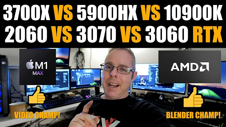 Blender 3D GPU 대결! 듀얼 2060 대 3070 대 3060 RTX 그리고 Blender 3.0 Cycles GPU 도주 경주!