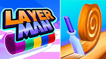 Layer Man VS Spiral Roll - Android iOS Gameplay #3 EP3