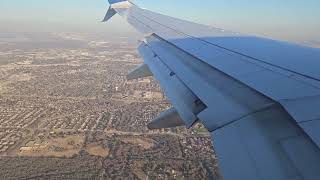 A Breathtaking View Of The Dallas, Texas, Airport Upon Landing