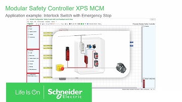 Modicon XPSMCM with Safety Guard, Lock Feedback & Emergency Stop | Schneider Electric