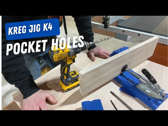 Kreg K4 Pocket Hole Jig Woodworking System 