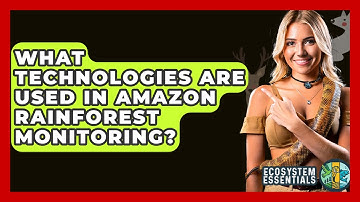 What Technologies Are Used In Amazon Rainforest Monitoring? - Ecosystem Essentials