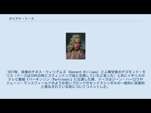 ダイアナ ドース Youtube