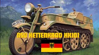 NSU Kettenkrad HK101 - Vehículo ligero semioruga - Alemania