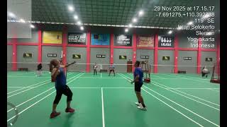 Mabar 🏸 GAS!Ton Yogya || Alfian/Arya Vs Anto/Putra || Badminton Asyikk in Saturday; Nov 29, 2025