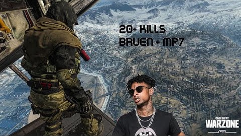 Call of Duty Warzone Best Bruen MP7 Class 20+ Kills