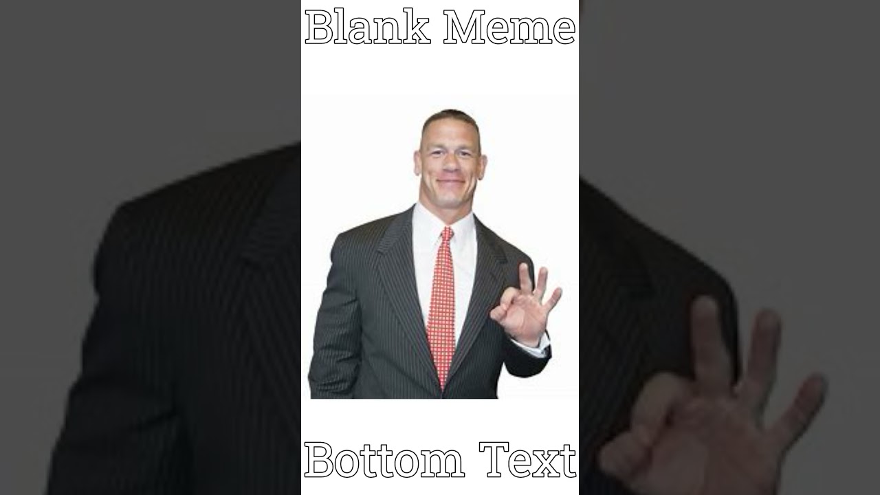 Blank Meme. Bottom Text.